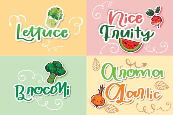 Aroma Garlic: A Playful Font for Creative Expression