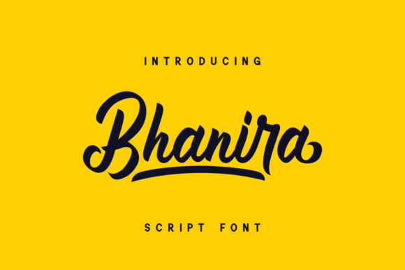 Bhanira: A Retro Handwritten Font with Timeless Elegance