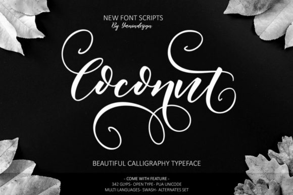 Coconut: The Elegant Handwritten Font for Every Creative Need