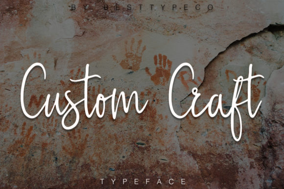 Custom Craft: A Versatile Handwritten Font for Modern Design