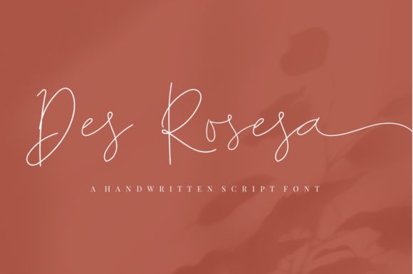 Des Rosesa: Elegant Handwritten Style