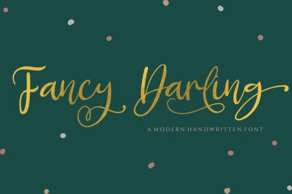 Fancy Darling: A Handwritten Font for Elegant Design