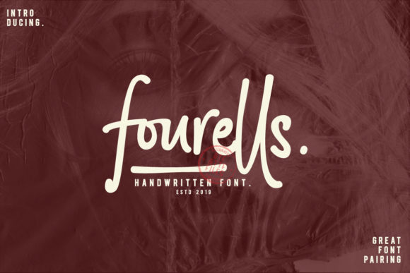 Fourells: A Elegant Handwritten Font for Every Design