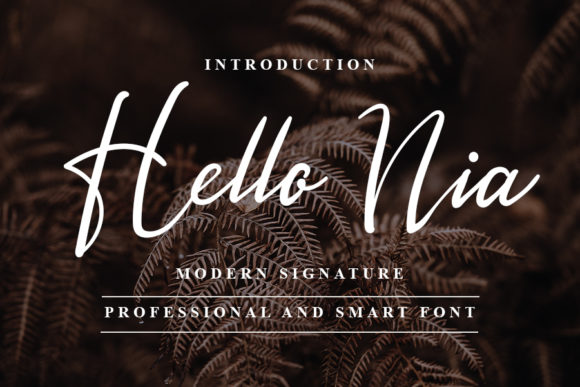 Hello Nia: A Handwritten Font for Creative Expression