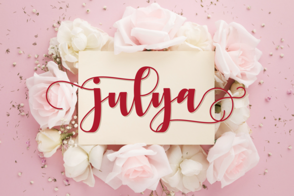 Julya: A Handwritten Font for Elegant Design
