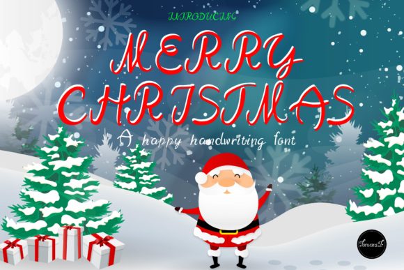 Merry Christmas: A Stylish Script Font for Elegant Designs