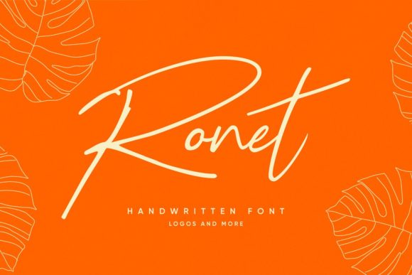 Ronet: A Timeless Handwritten Font for Every Design Need