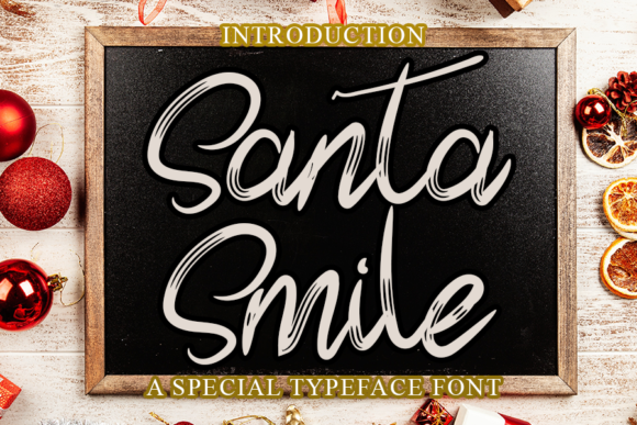 Santa Smile: A Handwritten Font with Heart