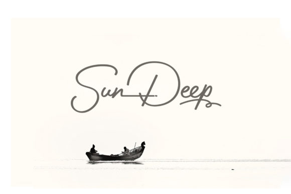 Sun Deep: A Luxurious Handwritten Font for Elegant Designs