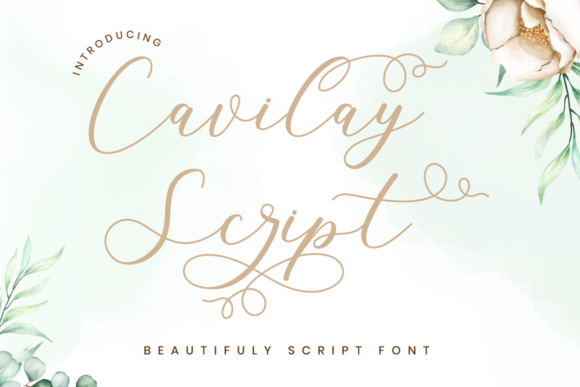 The Elegance of Cavilay Script: A Handwritten Touch for Every Design