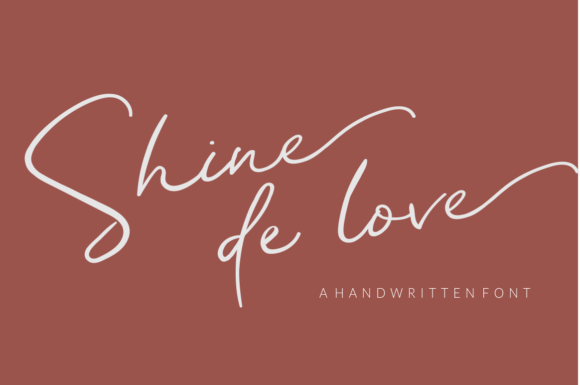 The Elegance of Shine De Love: A Handwritten Touch for Modern Design