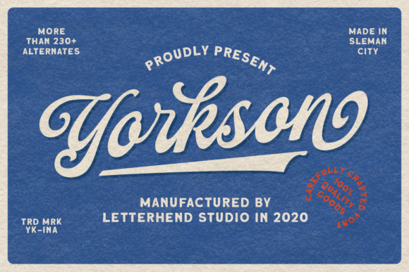 The Timeless Elegance of Yorkson: A Retro Script Font for Every Design